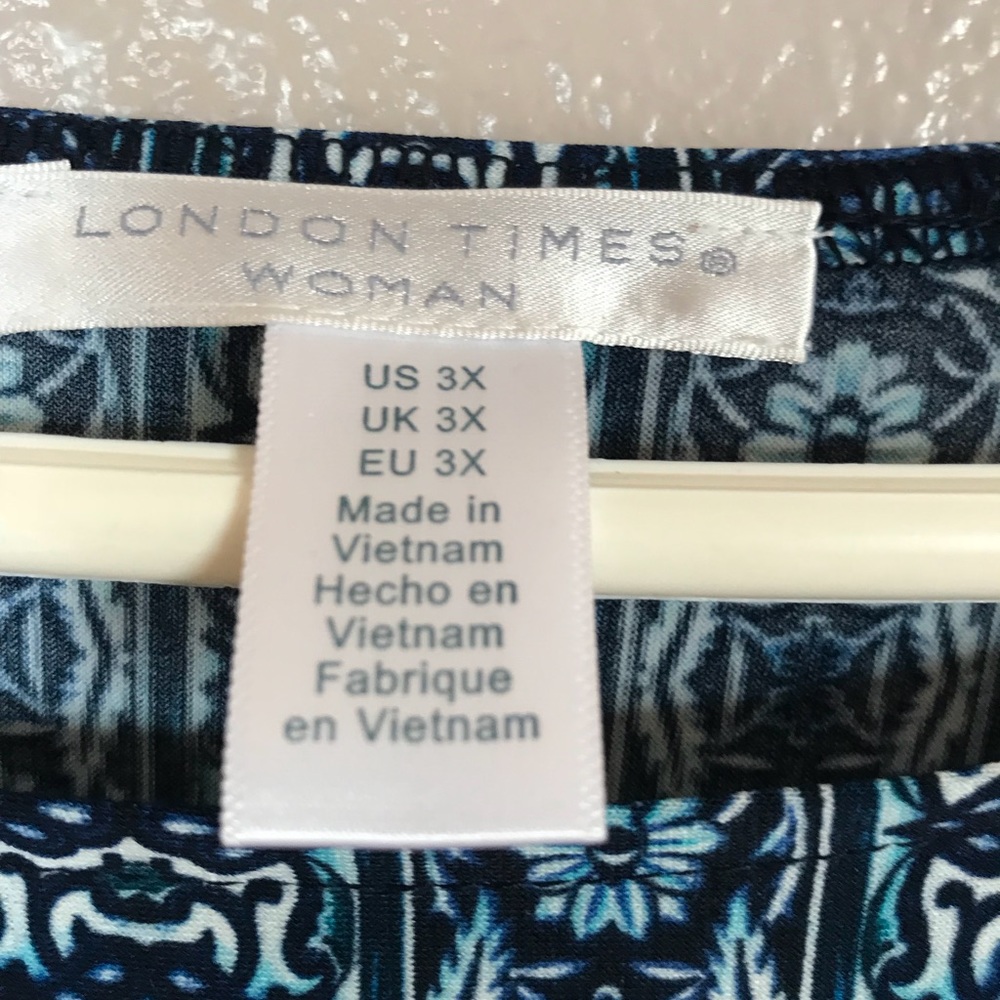 Plus Size: Multi Color Dress - Picture 3 of 3